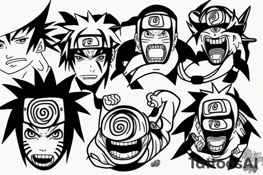 Naruto monster tattoo idea