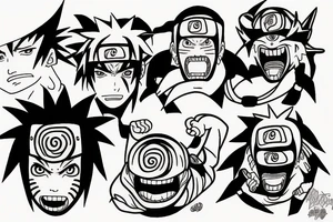 Naruto monster tattoo idea