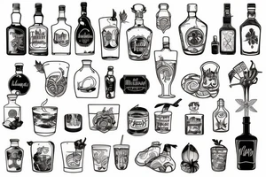 Booze tattoo idea