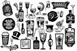 Booze tattoo idea