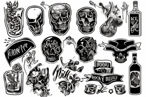 Booze is gonna kill me tattoo idea