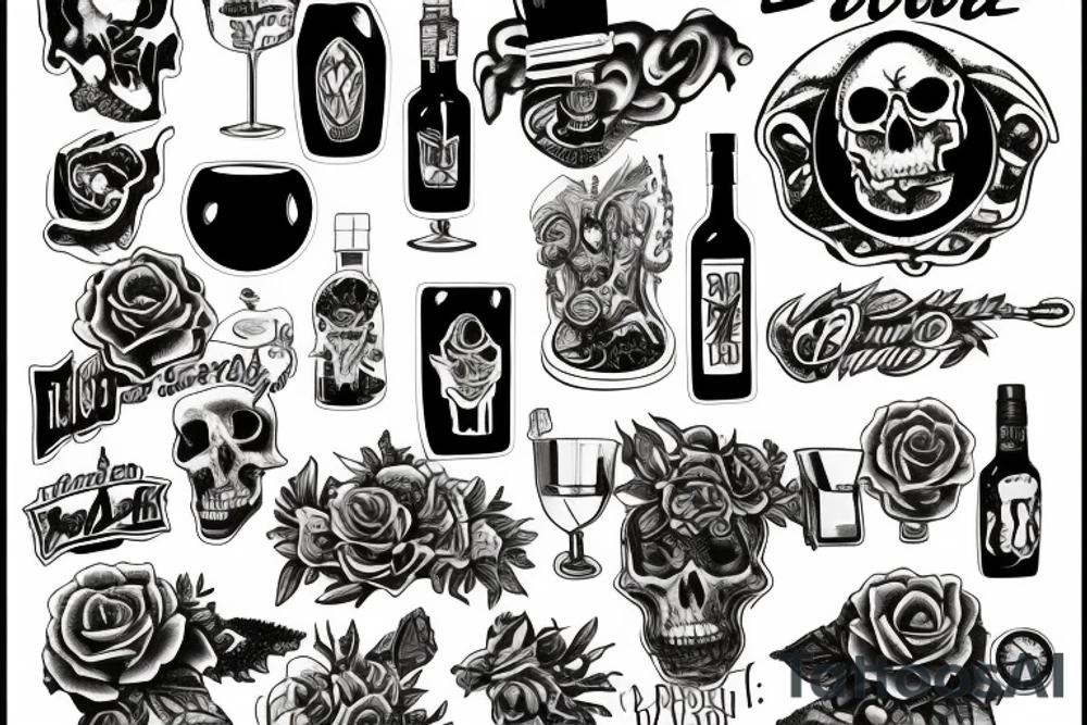 Booze is gonna kill me tattoo idea