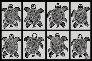 pair of turtles tattoo idea