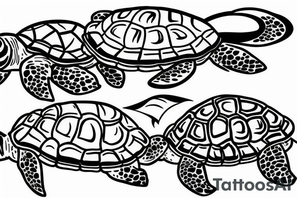 turtles tattoo idea