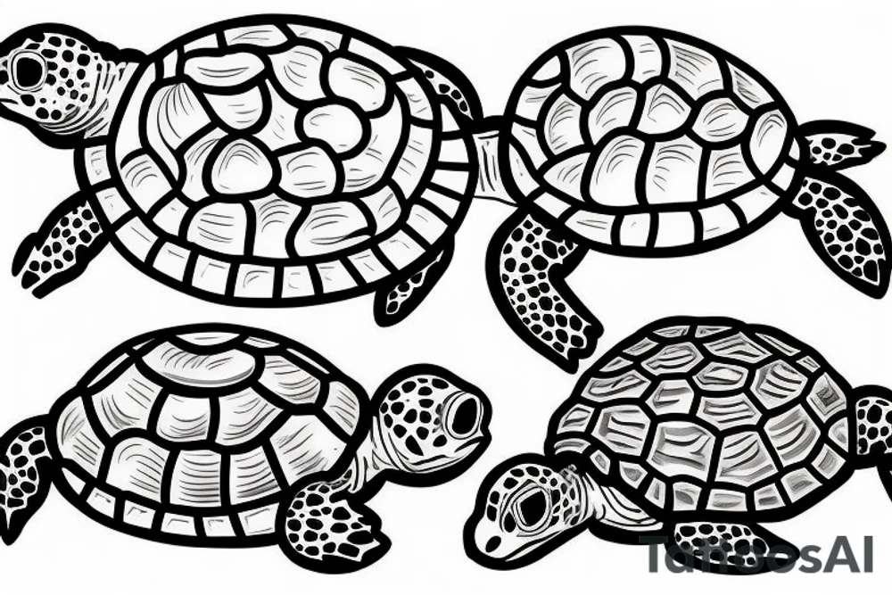 turtles tattoo idea