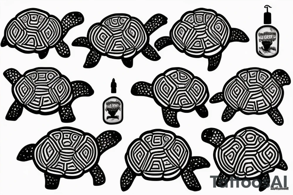 turtles tattoo idea