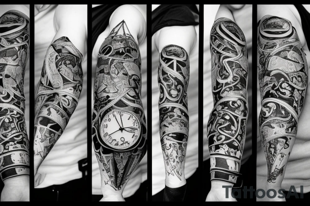 time running out tattoo idea
