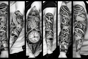 time running out tattoo idea