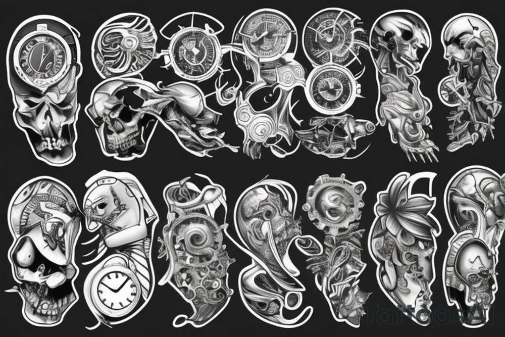 time running out tattoo idea