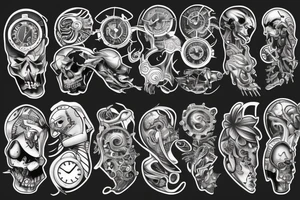 time running out tattoo idea