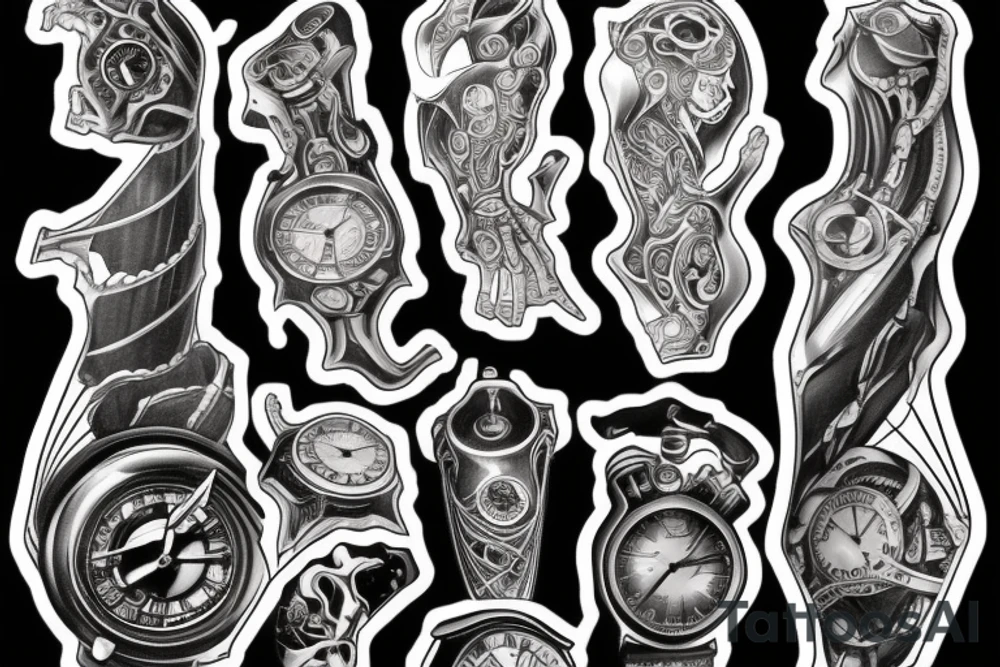 time running out tattoo idea