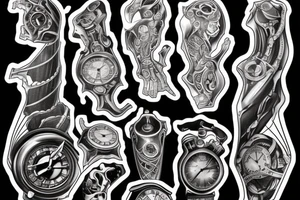 time running out tattoo idea