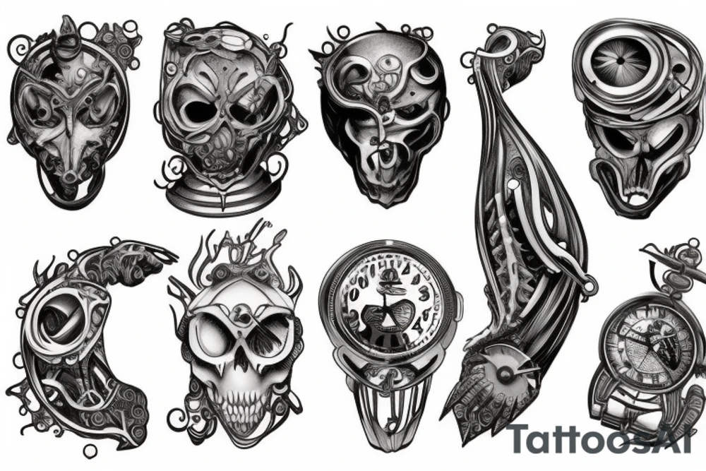 time running out tattoo idea