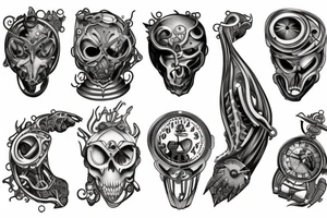 time running out tattoo idea