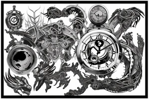 time running out tattoo idea