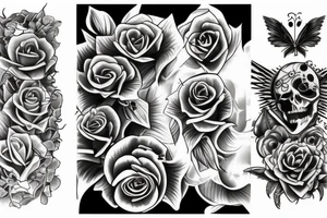 life and death tattoo idea