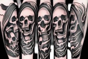 grim reaper tattoo idea