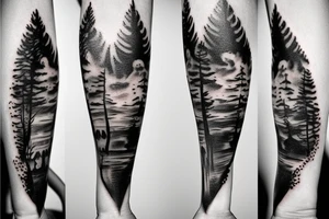 life beauty nature living tattoo idea
