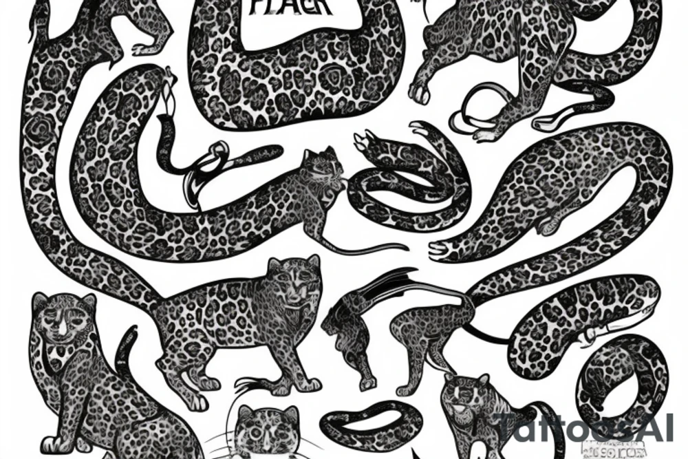 AMERICAN TRADITIONAL JAGUAR 
FULL BODY tattoo idea