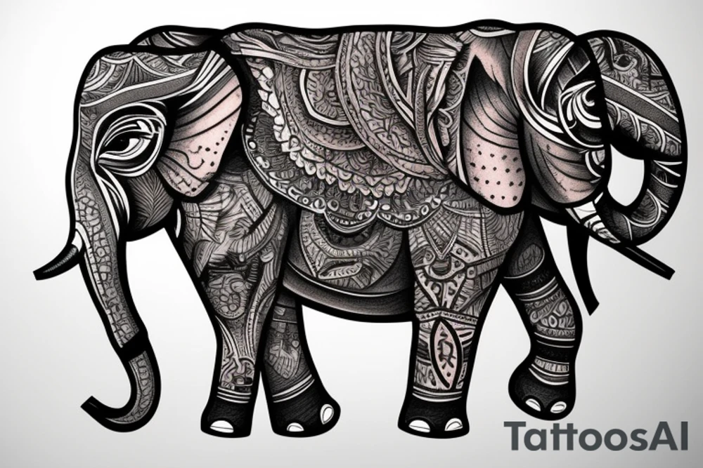 AMERICAN TRADITIONAL ELEPHANT

FULL BODY tattoo idea