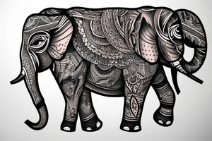 AMERICAN TRADITIONAL ELEPHANT

FULL BODY tattoo idea