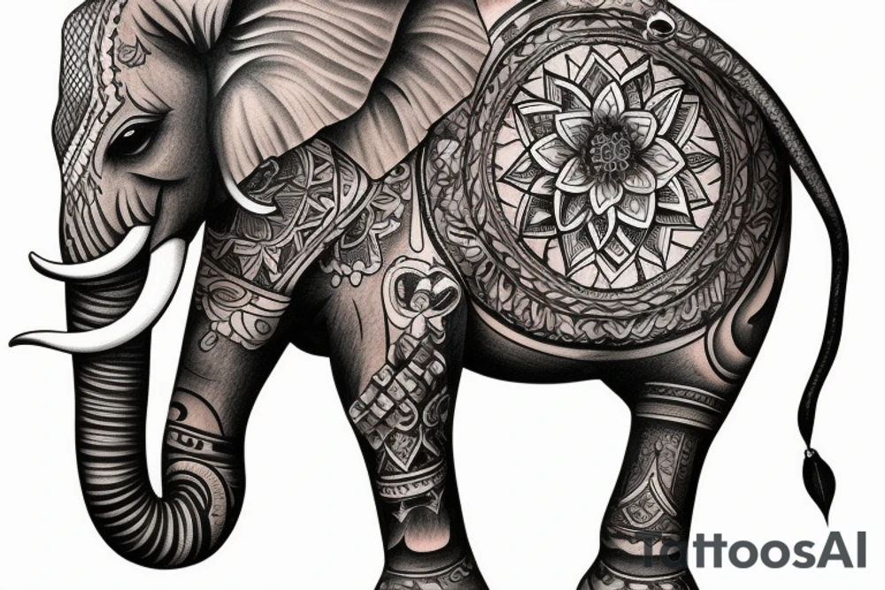 AMERICAN TRADITIONAL ELEPHANT

FULL BODY tattoo idea
