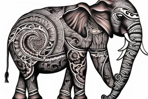AMERICAN TRADITIONAL ELEPHANT

FULL BODY tattoo idea