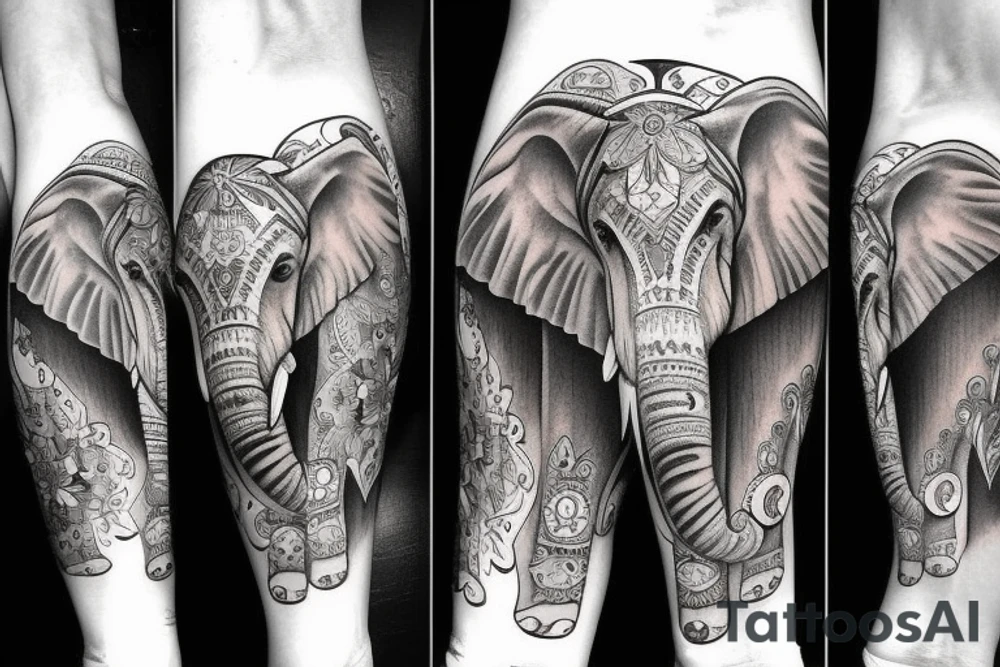 AMERICAN TRADITIONAL ELEPHANT

FULL BODY tattoo idea