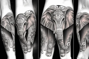AMERICAN TRADITIONAL ELEPHANT

FULL BODY tattoo idea