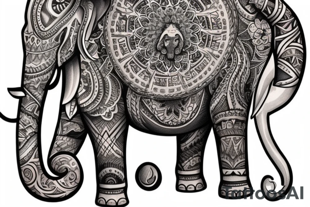 AMERICAN TRADITIONAL ELEPHANT

FULL BODY tattoo idea