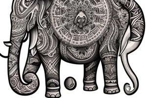 AMERICAN TRADITIONAL ELEPHANT

FULL BODY tattoo idea