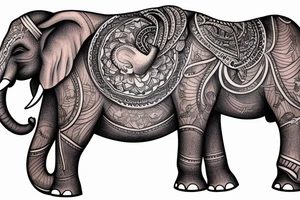 AMERICAN TRADITIONAL ELEPHANT

FULL BODY tattoo idea