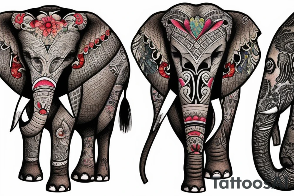 AMERICAN TRADITIONAL ELEPHANT

FULL BODY tattoo idea