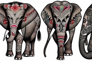 AMERICAN TRADITIONAL ELEPHANT

FULL BODY tattoo idea