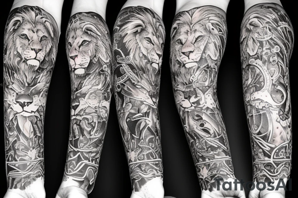 AMERICAN TRADITIONAL LION

FULL BODY tattoo idea