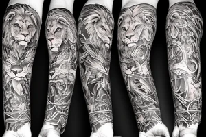 AMERICAN TRADITIONAL LION

FULL BODY tattoo idea