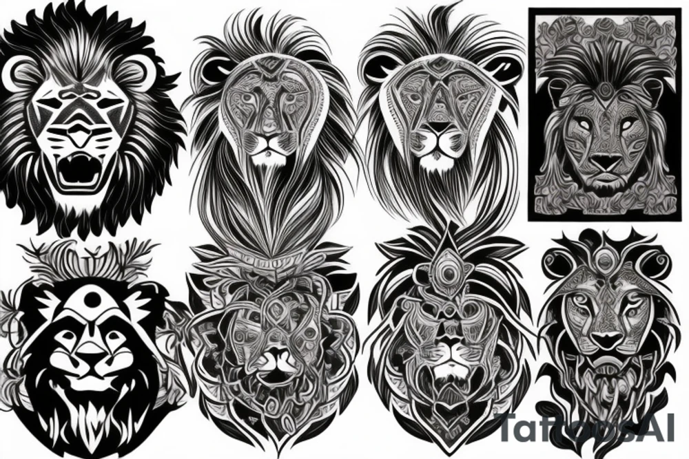 AMERICAN TRADITIONAL LION

FULL BODY tattoo idea