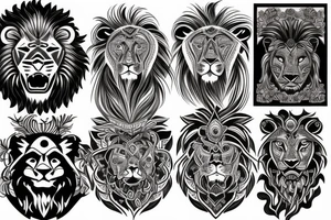 AMERICAN TRADITIONAL LION

FULL BODY tattoo idea