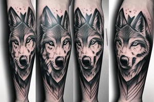 AMERICAN TRADITIONAL WOLF
FULL BODY tattoo idea