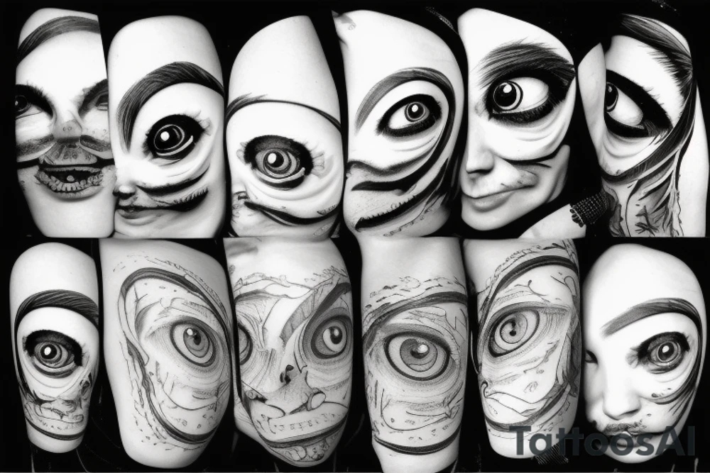 Eyeballs tattoo idea