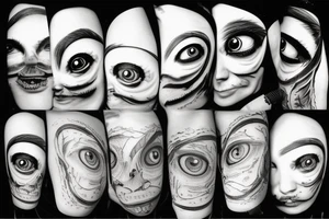 Eyeballs tattoo idea