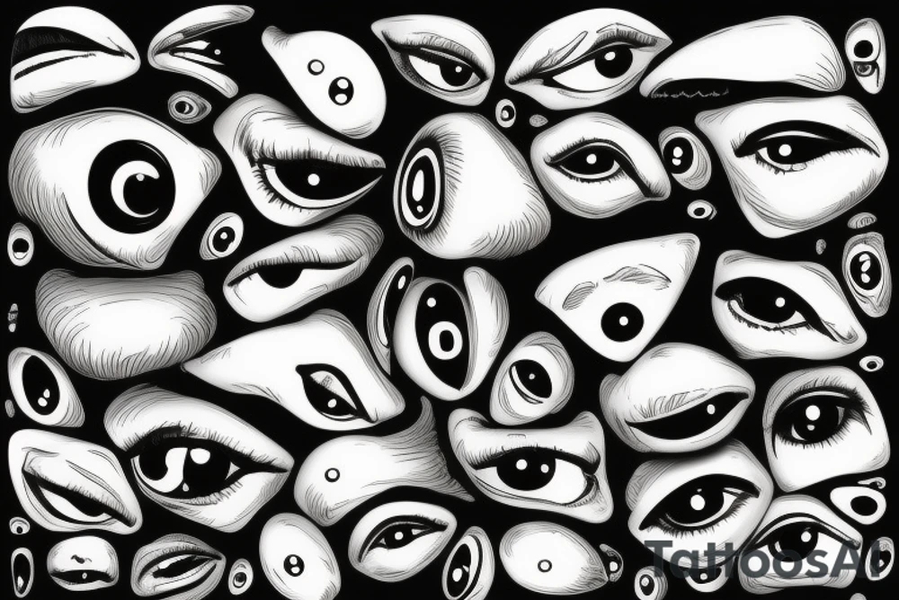 Eyeballs tattoo idea