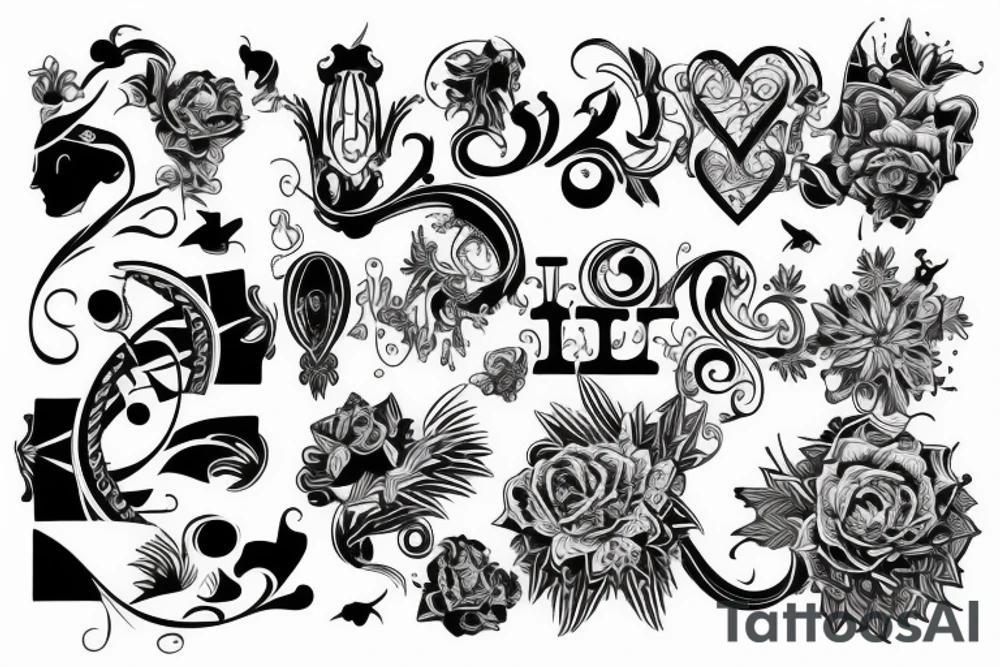 Staircase tattoo idea