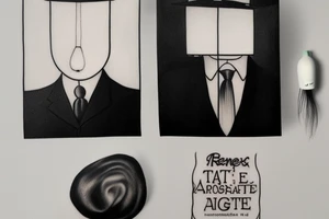 Famous paintings by Rene Magritte tattoo idea