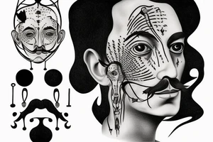 Salvador dali tattoo idea