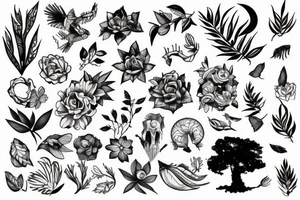 Nature, running tattoo idea