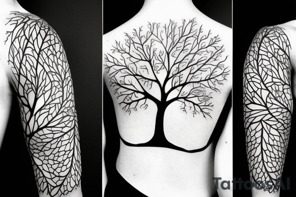 Oak tree tattoo idea