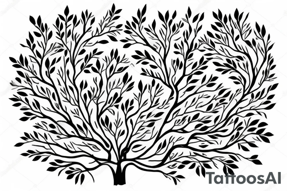 Oak tree tattoo idea