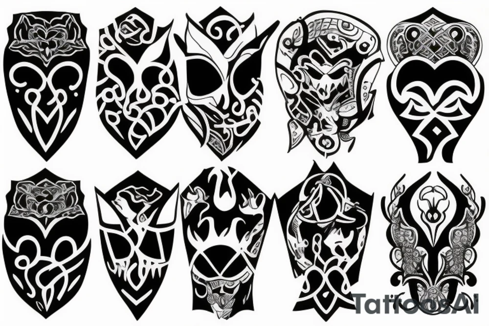 number 3 neck tattoo tattoo idea