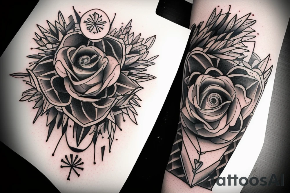 number 3 tattoo idea